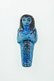 Worker Shabti of Nauny, Faience
