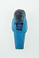 Worker Shabti of Nauny, Faience