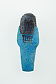 Worker Shabti of Nauny, Faience