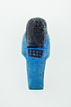 Worker Shabti of Nauny, Faience