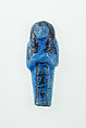 Worker Shabti of Nauny, Faience