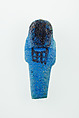 Worker Shabti of Nauny, Faience