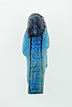 Overseer Shabti of Nauny, Faience