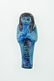 Worker Shabti of Nauny, Faience