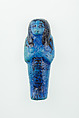 Worker Shabti of Nauny, Faience
