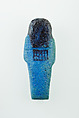 Worker Shabti of Nauny, Faience