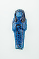 Worker Shabti of Nauny, Faience