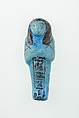 Worker Shabti of Nauny, Faience
