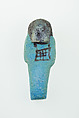 Worker Shabti of Nauny, Faience