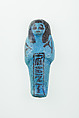 Worker Shabti of Nauny, Faience