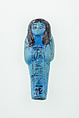 Worker Shabti of Nauny, Faience