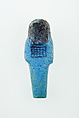 Worker Shabti of Nauny, Faience