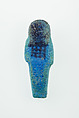 Worker Shabti of Nauny, Faience