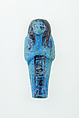 Worker Shabti of Nauny, Faience