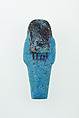 Worker Shabti of Nauny, Faience