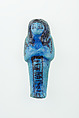 Worker Shabti of Nauny, Faience