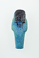 Worker Shabti of Nauny, Faience