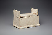 Shabti Box of Nauny, Sycomore, stucco, paint