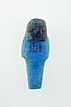 Worker Shabti of Nauny, Faience