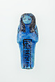 Worker Shabti of Nauny, Faience