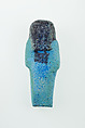 Worker Shabti of Nauny, Faience