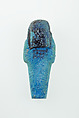 Worker Shabti of Nauny, Faience
