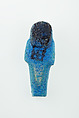 Worker Shabti of Nauny, Faience