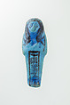 Worker Shabti of Nauny, Faience