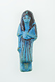 Overseer Shabti of Nauny, Faience