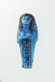 Worker Shabti of Nauny, Faience