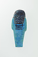 Worker Shabti of Nauny, Faience