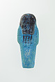 Worker Shabti of Nauny, Faience
