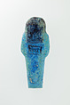 Worker Shabti of Nauny, Faience