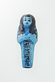 Worker Shabti of Nauny, Faience