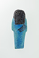 Worker Shabti of Nauny, Faience