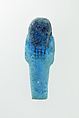 Worker Shabti of Nauny, Faience
