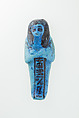 Worker Shabti of Nauny, Faience