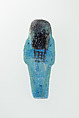 Worker Shabti of Nauny, Faience