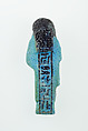 Overseer Shabti of Nauny, Faience