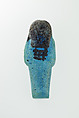 Worker Shabti of Nauny, Faience