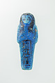 Worker Shabti of Nauny, Faience