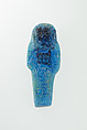 Worker Shabti of Nauny, Faience
