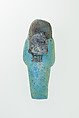 Worker Shabti of Nauny, Faience
