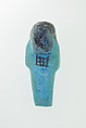 Worker Shabti of Nauny, Faience
