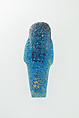 Worker Shabti of Nauny, Faience