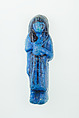 Overseer Shabti of Nauny, Faience