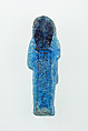 Overseer Shabti of Nauny, Faience