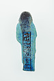Overseer Shabti of Nauny, Faience