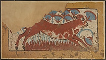 Calf in a Papyrus Marsh, Palace of Amenhotep III, Norman de Garis Davies, Tempera on Paper