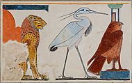 Vignette from the Book of the Dead, Tomb of Nefertari, Nina de Garis Davies, Tempera on paper